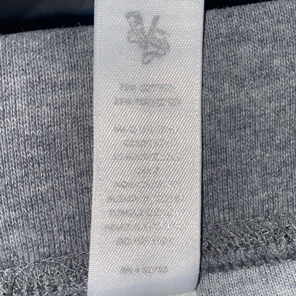 Plush & Lush Size XL Grey Velour Wide Leg Lounge Pants with Satin Drawstring - Picture 5 of 8